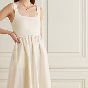 NWT Matteau knit and cotton maxi dress ecru/cream size 3 (medium)
